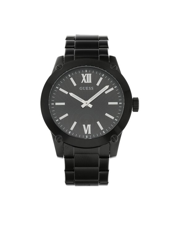 Guess Часовник GW0574G3 Черен цвят на ниска цена