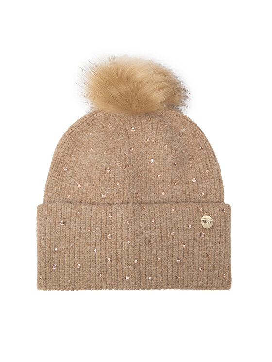 Guess Шапка AW5213 POL01 Бежов цвят на ниска цена