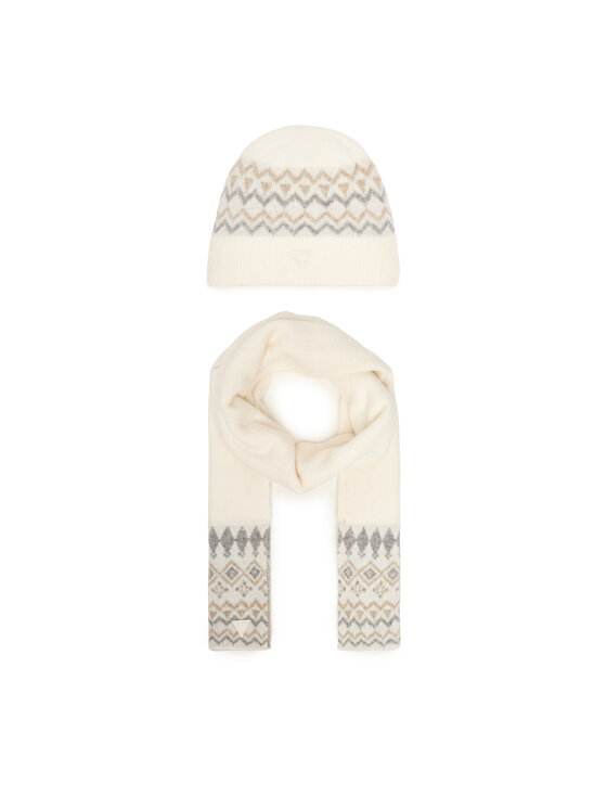 Guess Шапка M4PZ60 Z3LQ0 Екрю цвят на ниска цена