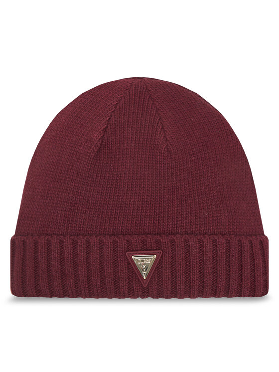 Guess Шапка V4BZ08 Z39B0 Бордо цвят на ниска цена