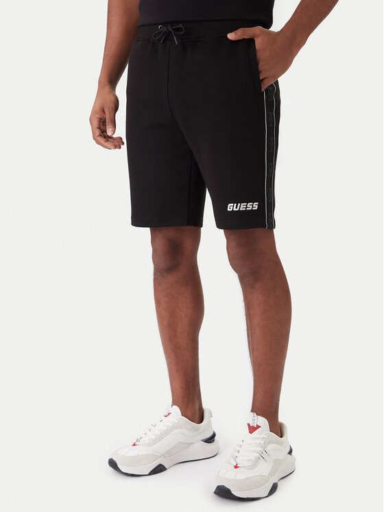 Guess Шорти от плат Mickey Z4RD04 KB3P2 Черен Regular Fit цвят на ниска цена