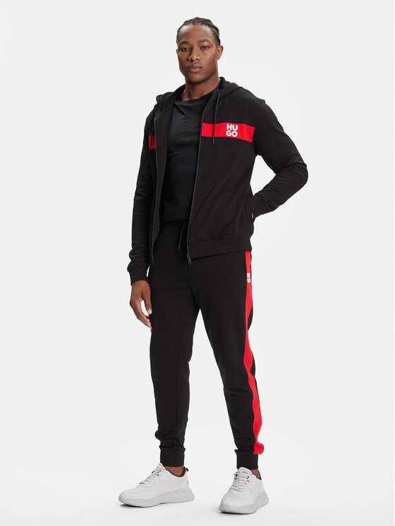 HUGO Анцуг DapieDoaky 50485042 Черен Regular Fit цвят на ниска цена