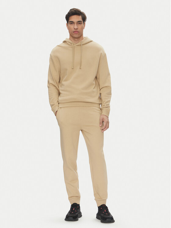 HUGO Анцуг Dapodayote 50492581 Бежов Relaxed Fit цвят на ниска цена