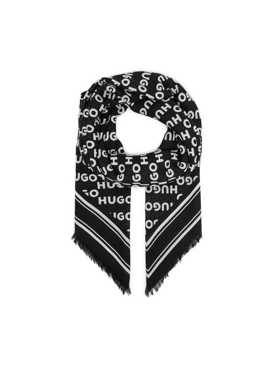 HUGO Бандана Alycia 50517680 Черен цвят на ниска цена