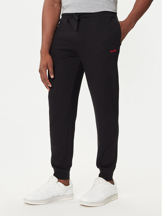 HUGO Долнище анцуг Austin 50532012 Черен Regular Fit цвят на ниска цена