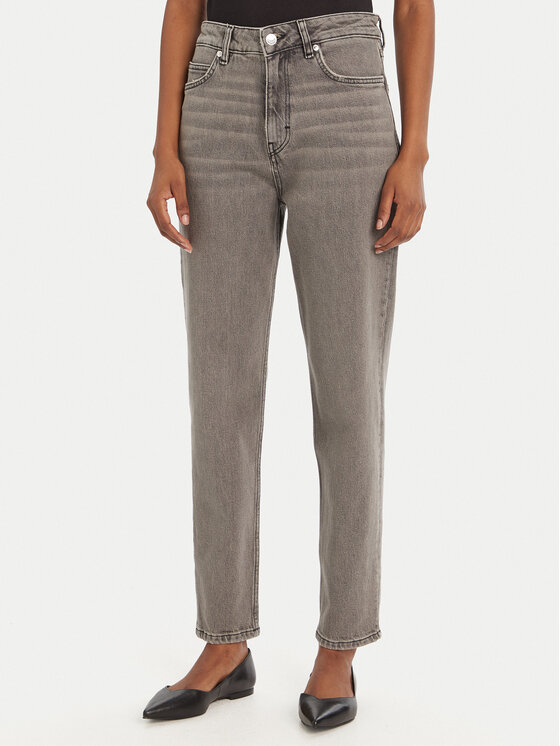 HUGO Дънки 50544798 Сив Straight Fit цвят на ниска цена