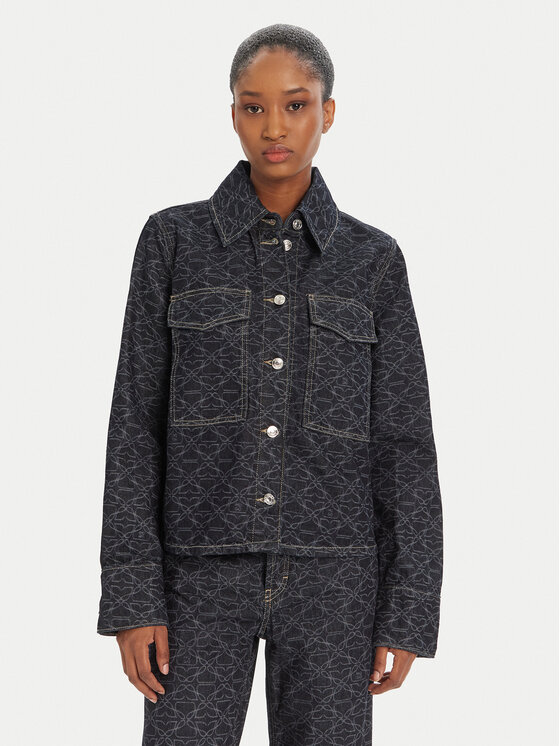 HUGO Дънково яке Gadison 50541531 Тъмносин Regular Fit цвят на ниска цена