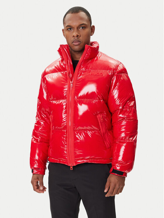 HUGO Зимно яке 50549251 Червен Regular Fit цвят на ниска цена
