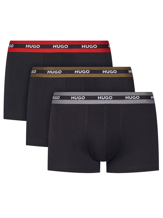 HUGO Комплект боксерки 50492375 Черен цвят на ниска цена