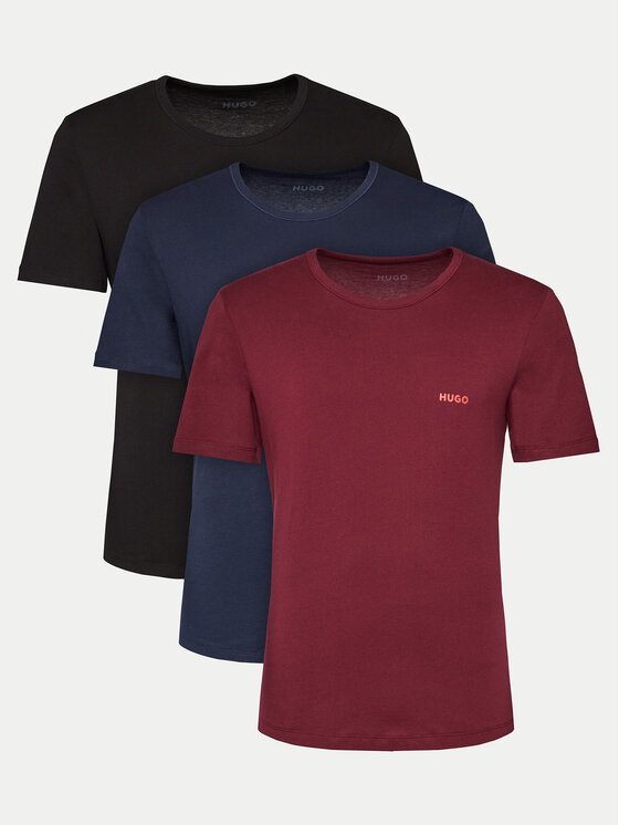 HUGO Комплект тениски 50480088 Цветен Regular Fit цвят на ниска цена