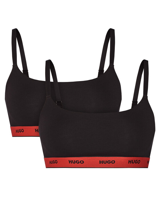 HUGO Комплект топ сутиени Twin 50545691 Черен цвят на ниска цена
