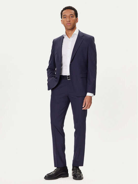 HUGO Костюм Arti-Hesten253X 50544524 Тъмносин Extra Slim Fit цвят на ниска цена