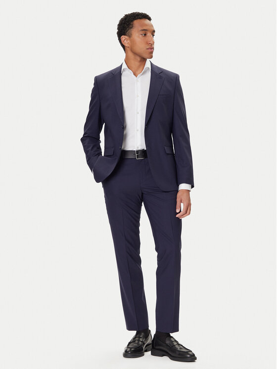 HUGO Костюм Henry/Getlin232X 50547345 Тъмносин Slim Fit цвят на ниска цена