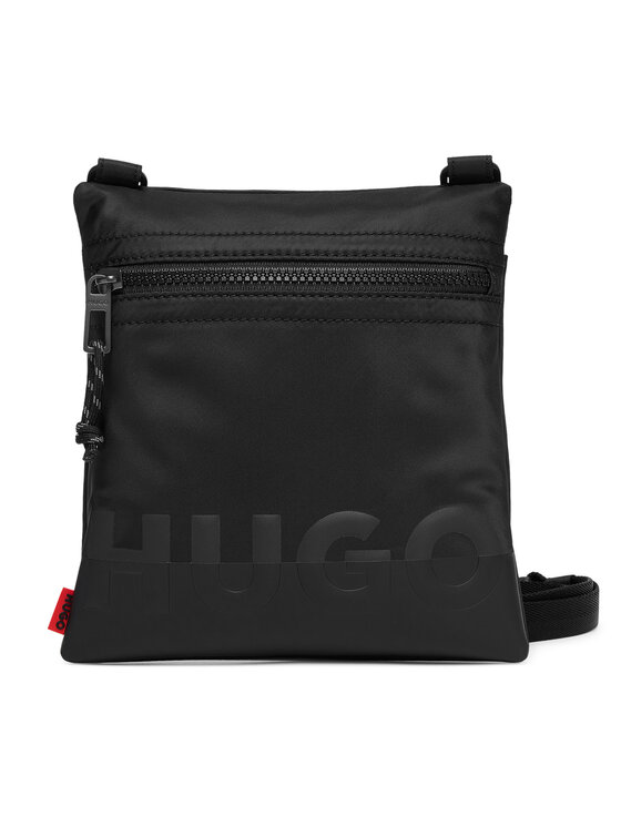 HUGO Мъжка чантичка 50547258 Черен цвят на ниска цена