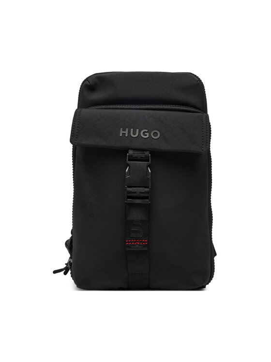 HUGO Мъжка чантичка 50547277 Черен цвят на ниска цена