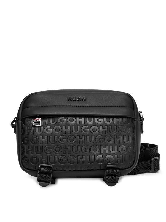 HUGO Мъжка чантичка 50547406 Черен цвят на ниска цена