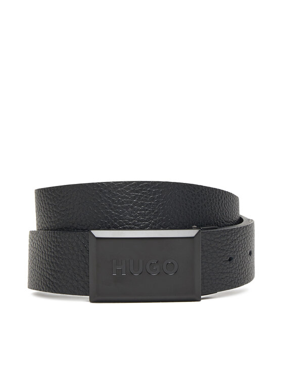HUGO Мъжки колан 50555040 Черен цвят на ниска цена