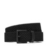 HUGO Мъжки колан 50558780 Черен цвят на ниска цена