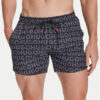 HUGO Плувни шорти Tortuga 50535412 Черен Regular Fit цвят на ниска цена