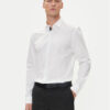 HUGO Риза Elisha02 50544910 Бял Extra Slim Fit цвят на ниска цена