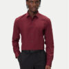 HUGO Риза Kenno 50289499 Бордо Slim Fit цвят на ниска цена