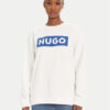 HUGO Суитшърт Classic 50522425 Бял Relaxed Fit цвят на ниска цена