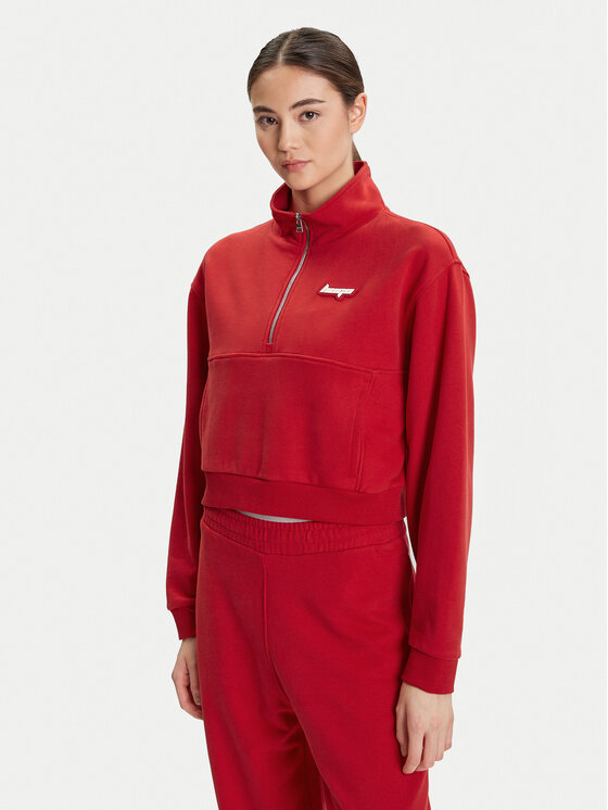 HUGO Суитшърт Dorata_B 50542972 Червен Loose Fit цвят на ниска цена