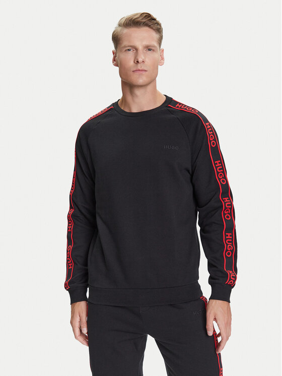 HUGO Суитшърт Liam 50540909 Черен Regular Fit цвят на ниска цена