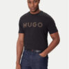 HUGO Тишърт Dulivio 50542737 Черен Regular Fit цвят на ниска цена