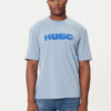 HUGO Тишърт Nalax 50543493 Светлосиньо Regular Fit цвят на ниска цена
