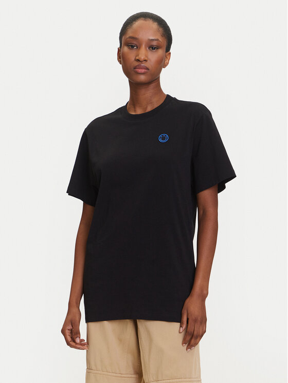 HUGO Тишърт Vintage 50518139 Черен Relaxed Fit цвят на ниска цена