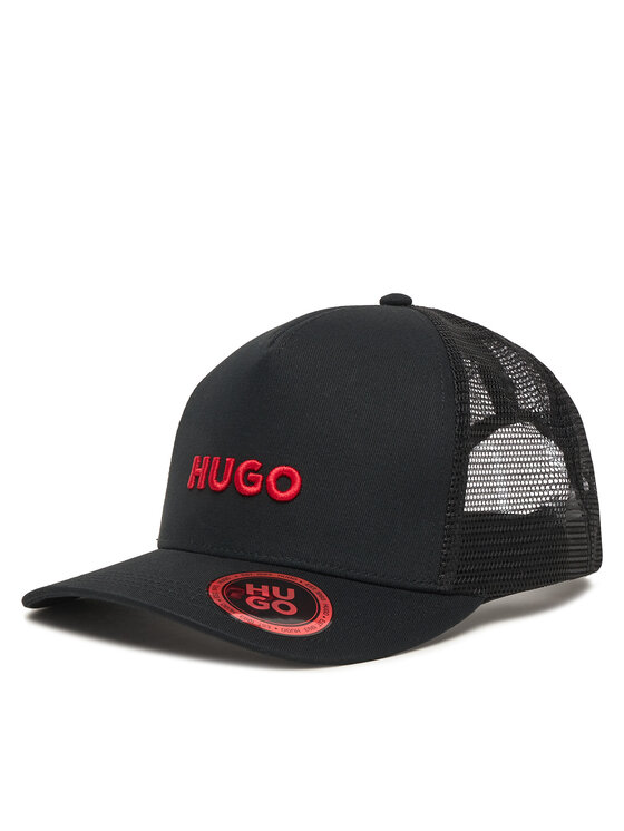 HUGO Шапка с козирка 50535942 Черен цвят на ниска цена