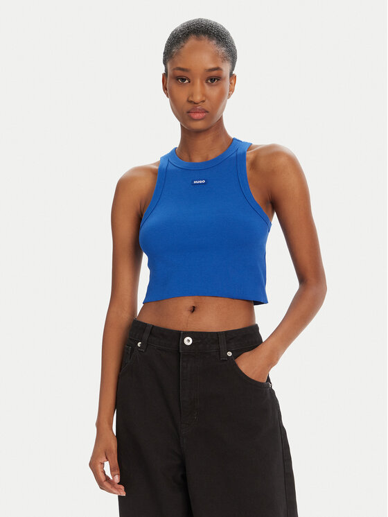 HUGO топ Baby 50511450 Син Slim Fit цвят на ниска цена