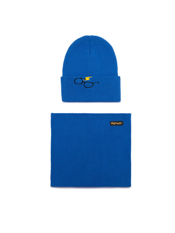 Harry Potter Комплект шапка и шал тип комин ACCCS-AW24-243WBHP Тъмносин цвят на ниска цена