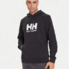 Helly Hansen Суитшърт HH Logo 54582 Черен Regular Fit цвят на ниска цена