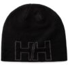 Helly Hansen Шапка Outline Beanie 67147-990 Черен цвят на ниска цена