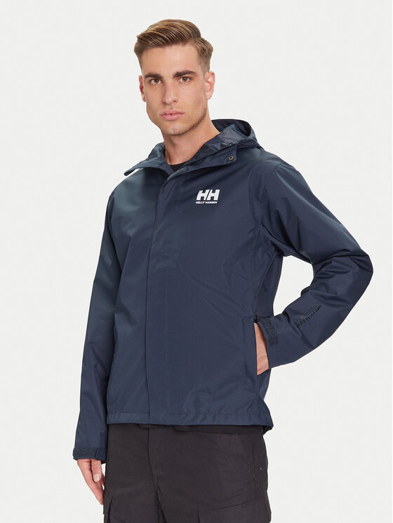 Helly Hansen Яке за дъжд Seven 62047 Тъмносин Regular Fit цвят на ниска цена