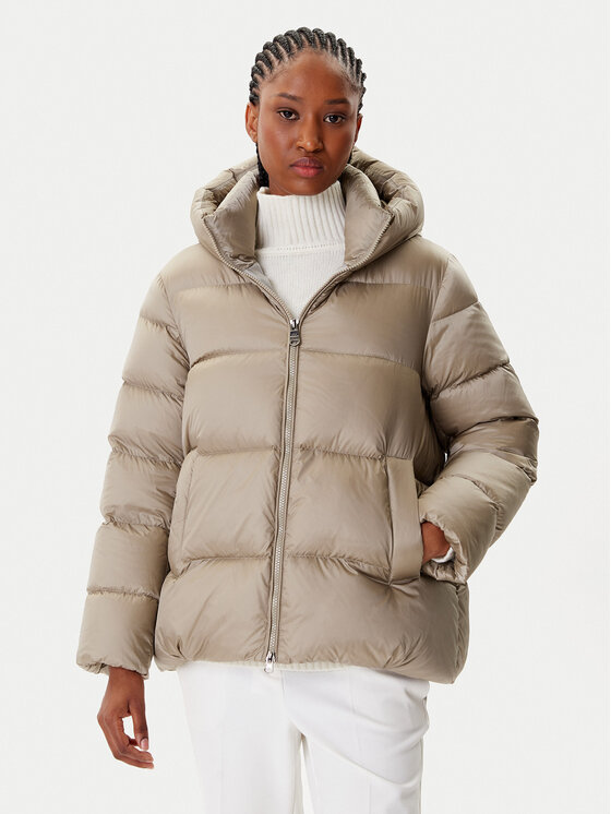Hetregó Пухено яке Arina 8P600 25WD02 Бежов Regular Fit цвят на ниска цена