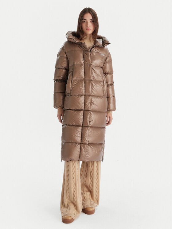 Hetregó Пухено яке Eifel 8P781 25WD24 Бежов Regular Fit цвят на ниска цена