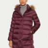 Hetregó Пухено яке Leonie 8N603M Бордо Regular Fit цвят на ниска цена