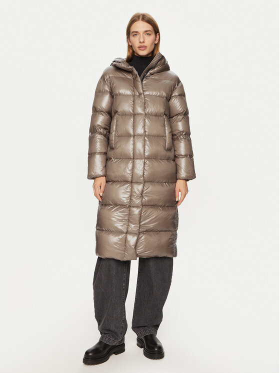 Hetregó Пухено яке Tara 8N728 Бежов Regular Fit цвят на ниска цена