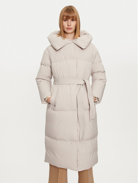 Hetregó Пухено яке Valery 8N691 Бежов Loose Fit цвят на ниска цена