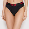 Hugo Бикини тип прашка Thong Sporty Logo 50469651 Черен цвят на ниска цена
