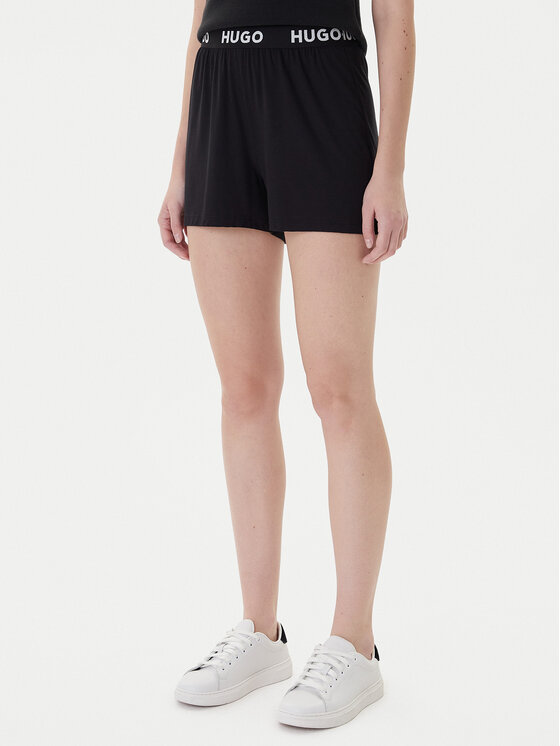 Hugo Пижамени шорти Unite 50490704 Черен Relaxed Fit цвят на ниска цена