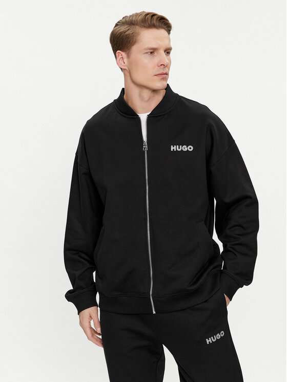 Hugo Суитшърт 50509978 Черен Oversize цвят на ниска цена