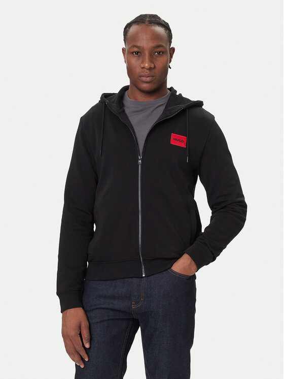 Hugo Суитшърт Daple212 50447972 Черен Regular Fit цвят на ниска цена