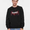 Hugo Суитшърт Duragol 50506990 Черен Regular Fit цвят на ниска цена