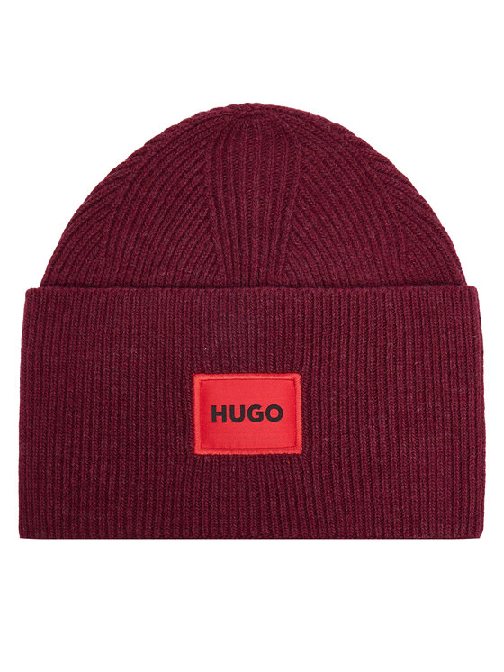 Hugo Шапка Xaff 50496011 Бордо цвят на ниска цена