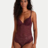 Hunkemöller Боди Isadora 302441 Бордо цвят на ниска цена