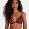 Hunkemöller Сутиен с банели 302379 Бордо цвят на ниска цена